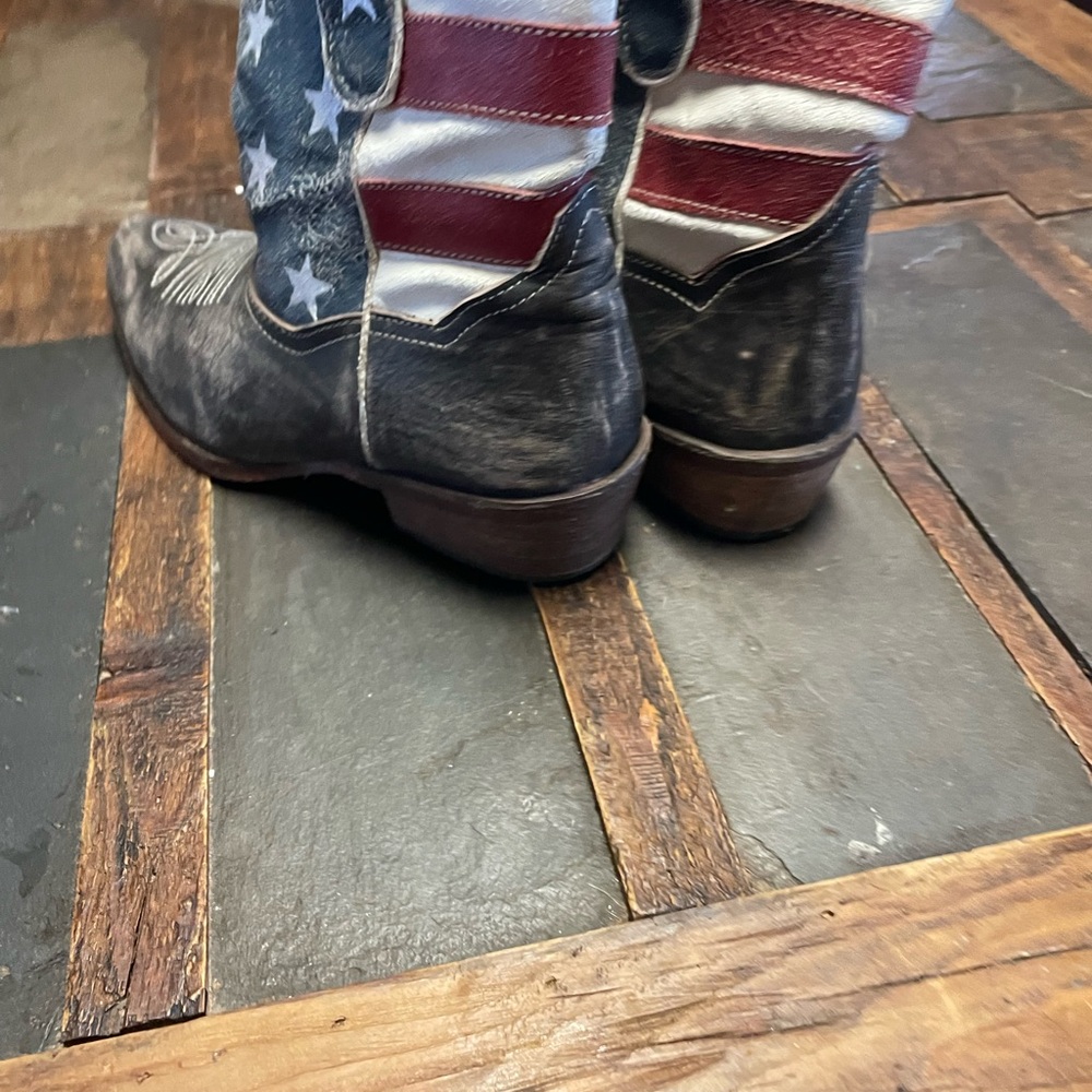 Roper Womens Stars and Stripes Patriotic Boots - Picture 4 of 6